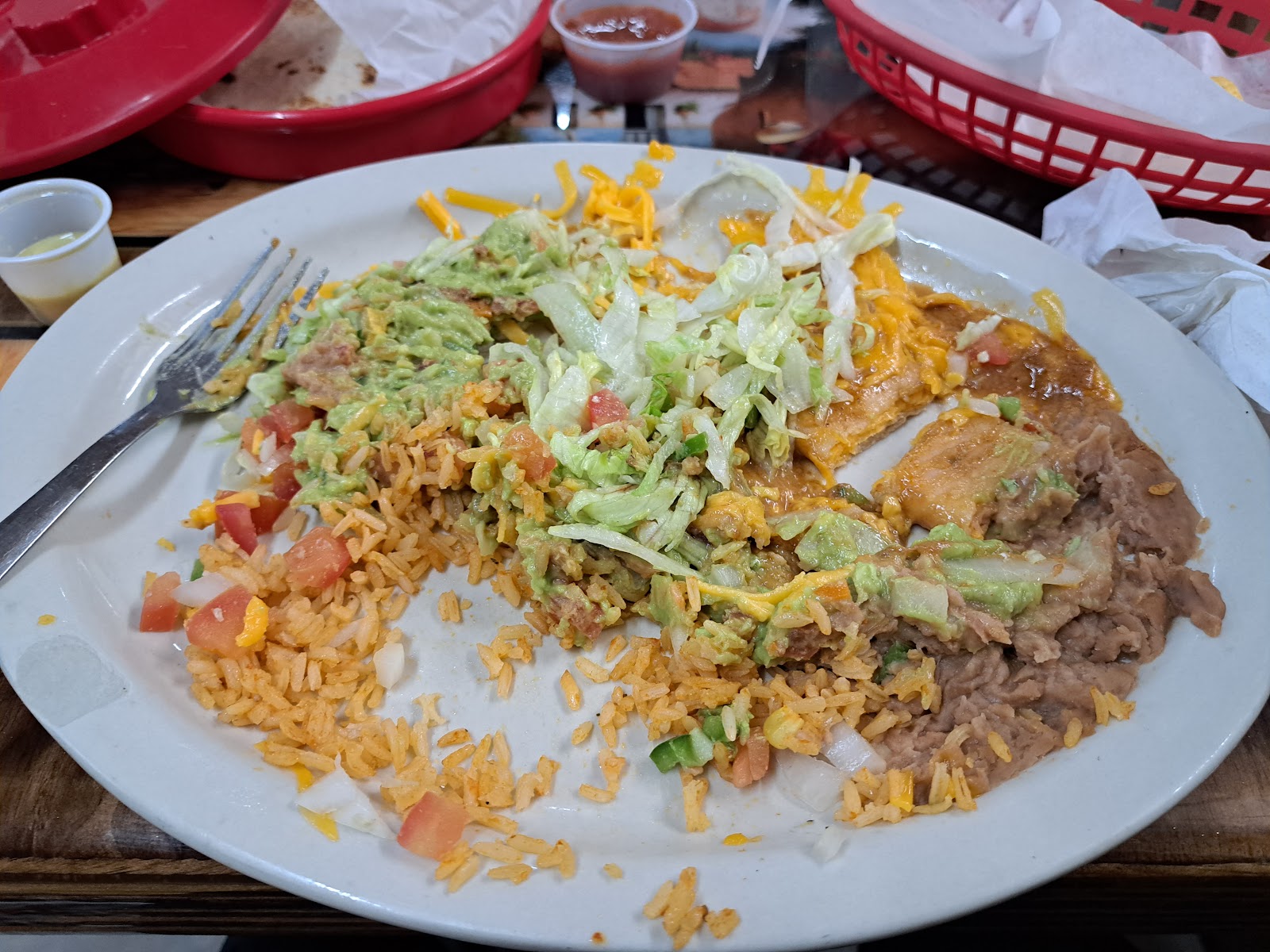 Fresh salsas and sides at Las Tapatías de Jalisco #2